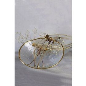 Porland Gold Moon 23 cm 1 Adet Şeffaf Kase