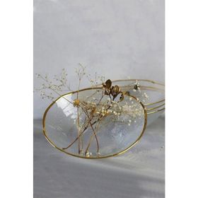 Porland Gold Moon 23 cm 1 Adet Şeffaf Kase