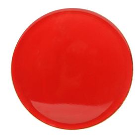 Porland Grazia Seasons Kırmızı 27 cm 6 Adet Düz Tabak
