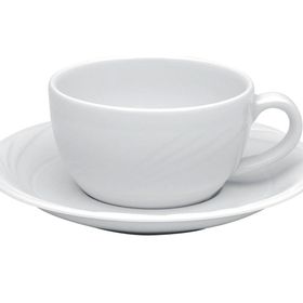 Porland Halley Beyaz 207 cc Tabaklı Çay Fincanı