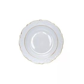 Porland Hazan Altın Yaldız 22 cm Çukur Tabak