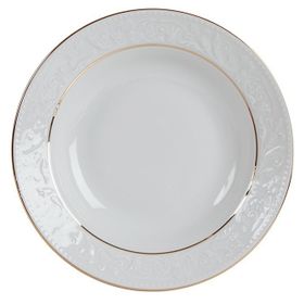 Porland Hazan Altın Yaldız 22 cm Çukur Tabak
