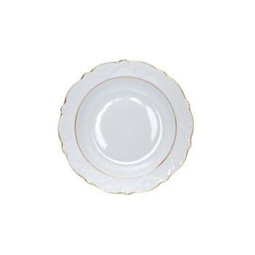 Porland Hazan Altın Yaldız 22 cm Çukur Tabak