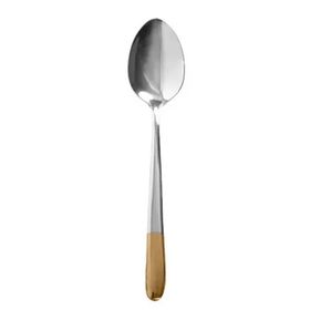Porland Helios Altın 15 cm Kahve Kaşığı