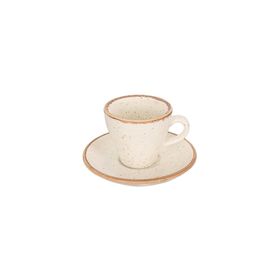 Porland Heritage Standard Seasons Bej Tabaklı 70 cc Kahve Fincanı
