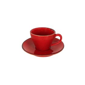 Porland Heritage Standard Seasons Kırmızı Tabaklı 175 cc Çay Fincanı