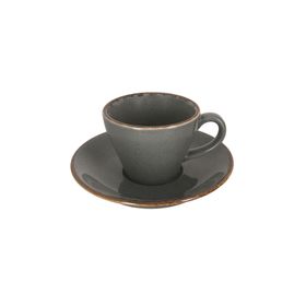 Porland Heritage Standard Seasons Koyu Gri Tabaklı 175 cc 6 Adet Çay Fincanı