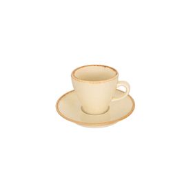 Porland Heritage Standard Seasons Sarı Tabaklı 70 cc 12 Adet Kahve Fincanı