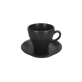 Porland Heritage Standard Seasons Siyah Tabaklı 300 cc Çay Fincanı
