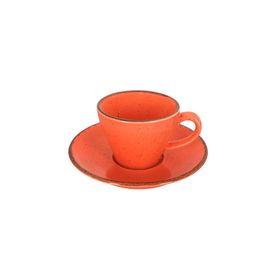 Porland Heritage Standard Seasons Turuncu Tabaklı 175 cc Çay Fincanı