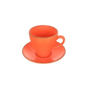 Porland Heritage Standard Seasons Turuncu Tabaklı 300 cc Çay Fincanı