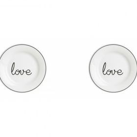 Porland Hope Love 17 cm Düz Tabak
