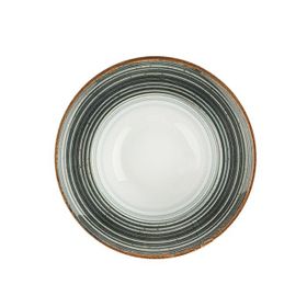 Porland Hypnosis Gri 26 cm Makarna ve Salata Tabağı