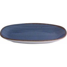 Porland Hypnosis Petrol Mavisi 34 cm Kayık Tabak