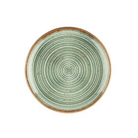 Porland Hypnosis Yeşil 21 cm Düz Tabak