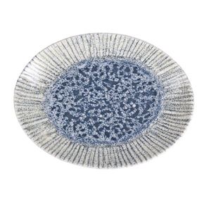 Porland Iris Blue 26 cm 6 Adet Kayık Tabak