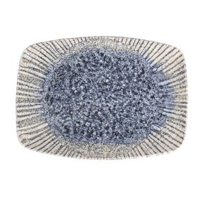 Porland Iris Blue 32 cm 6 Adet Kayık Tabak