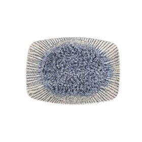 Porland Iris Blue 32 cm Kayık Tabak