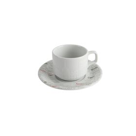 Porland Italy 177 CC 6 Adet Tabaklı Çay Fincanı
