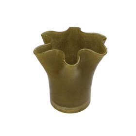 Porland Jodie Yeşil Cam 17 cm Vazo