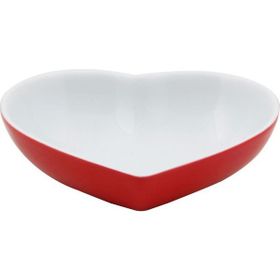 Porland Kırmızı Kalp 10 cm Kase