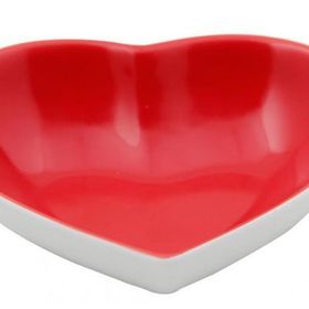 Porland Kırmızı Kalp 10 cm Kase