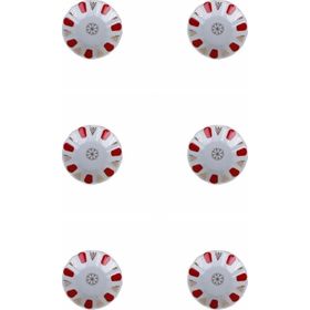 Porland Kırmızı Yaldız 11 cm Bardak Çapı 6 cm 6'lı Çay Tabağı