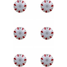 Porland Kırmızı Yaldız 11 cm Bardak Çapı 6 cm 6'lı Çay Tabağı
