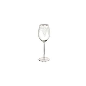Porland Lace Kırmızı 410 cc Şarap Bardağı