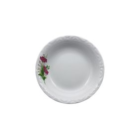 Porland Lal 17 cm 12'li Porselen Çukur Tabak