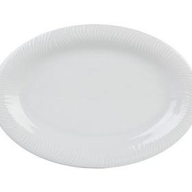 Porland Lara Beyaz 33 cm Kayık Tabak