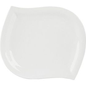 Porland Leaf Beyaz 32 cm Düz Tabak