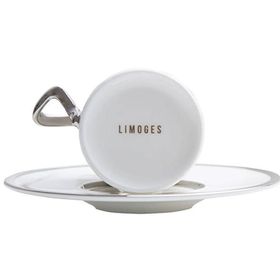 Porland Limoges 85 cc Platin 6 Kişilik Kahve Takımı