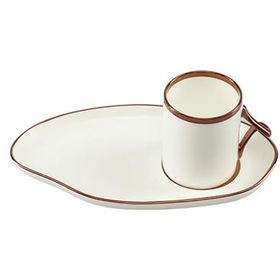 Porland Limoges Bronz 85 cc 2 Kişilik Kahve Takımı