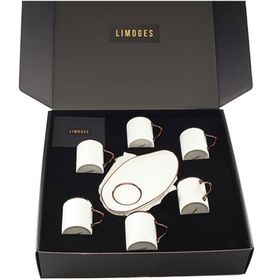 Porland Limoges Bronz 85 cc 2 Kişilik Kahve Takımı