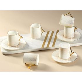 Porland Limoges Glittering 85 cc 6 Kişilik Kahve Takımı