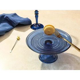 Porland Lina Lacivert 17 cm Ayaklı Tabak