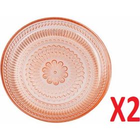 Porland Lina Turuncu 2x17 cm Ayaklı Tabak