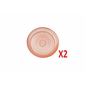Porland Lina Turuncu 2x17 cm Ayaklı Tabak