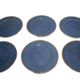 Porland Liny 24 cm 6'lı Servis Tabağı Seti