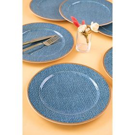 Porland Liny 24 cm 6'lı Servis Tabağı Seti