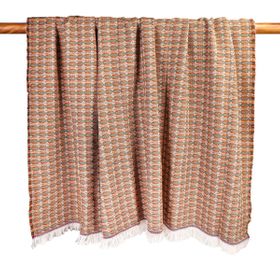 Porland Lorina 140x170 cm Desenli Mocha Koltuk Şalı