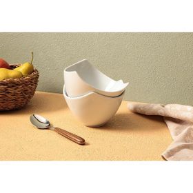 Porland Lotus Beyaz 16 cm 2'li Kase