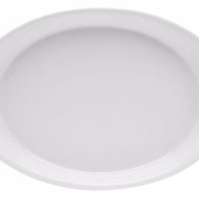 Porland Luna 23 cm 6 Adet Beyaz Kayık Tabak