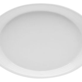 Porland Luna 23 cm 6 Adet Beyaz Kayık Tabak