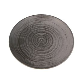 Porland Lykke Gri 25 cm 6 Adet Düz Tabak