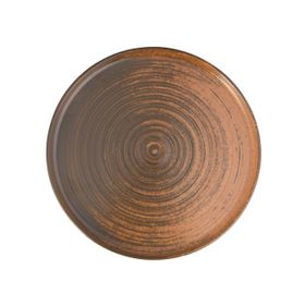 Porland Lykke Kahverengi 24 cm Düz Tabak