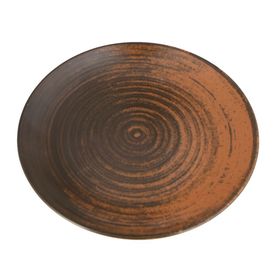 Porland Lykke Kahverengi 25 cm Düz Tabak