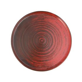 Porland Lykke Kırmızı 24 cm 6 Adet Düz Tabak