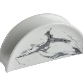 Porland Marbly 14 cm Beyaz Peçetelik